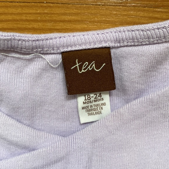 Lavender tea dress with floral pattern, 18-24 months - Picture 3 of 3